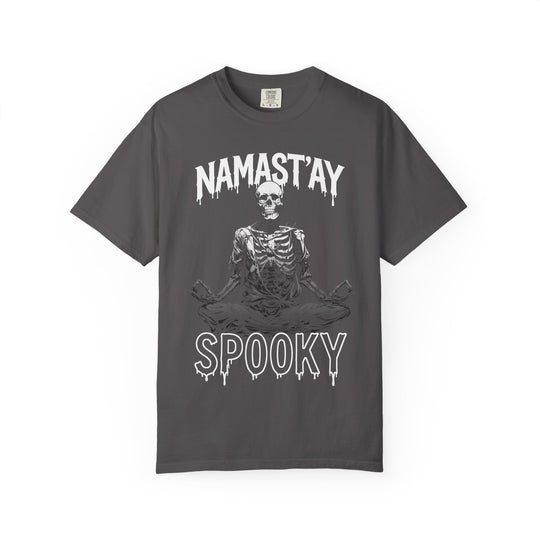 Namas'tay Spooky Mens WUNDERLAND Backyard Dept Halloween Booteek Short Sleeve Tee