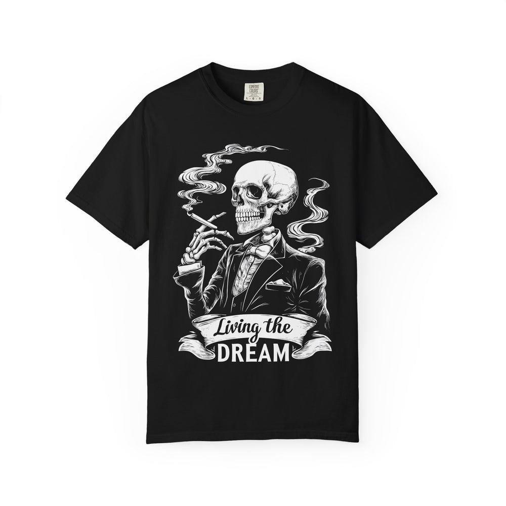 Living The Dream Mens WUNDERLAND Backyard Dept Halloween Booteek Short Sleeve Tee
