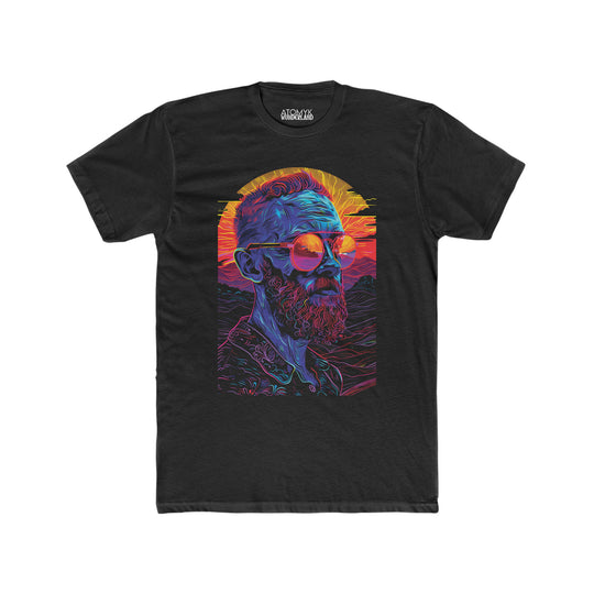 Synthwave Sundown Mens Wunderland Graphic Tee