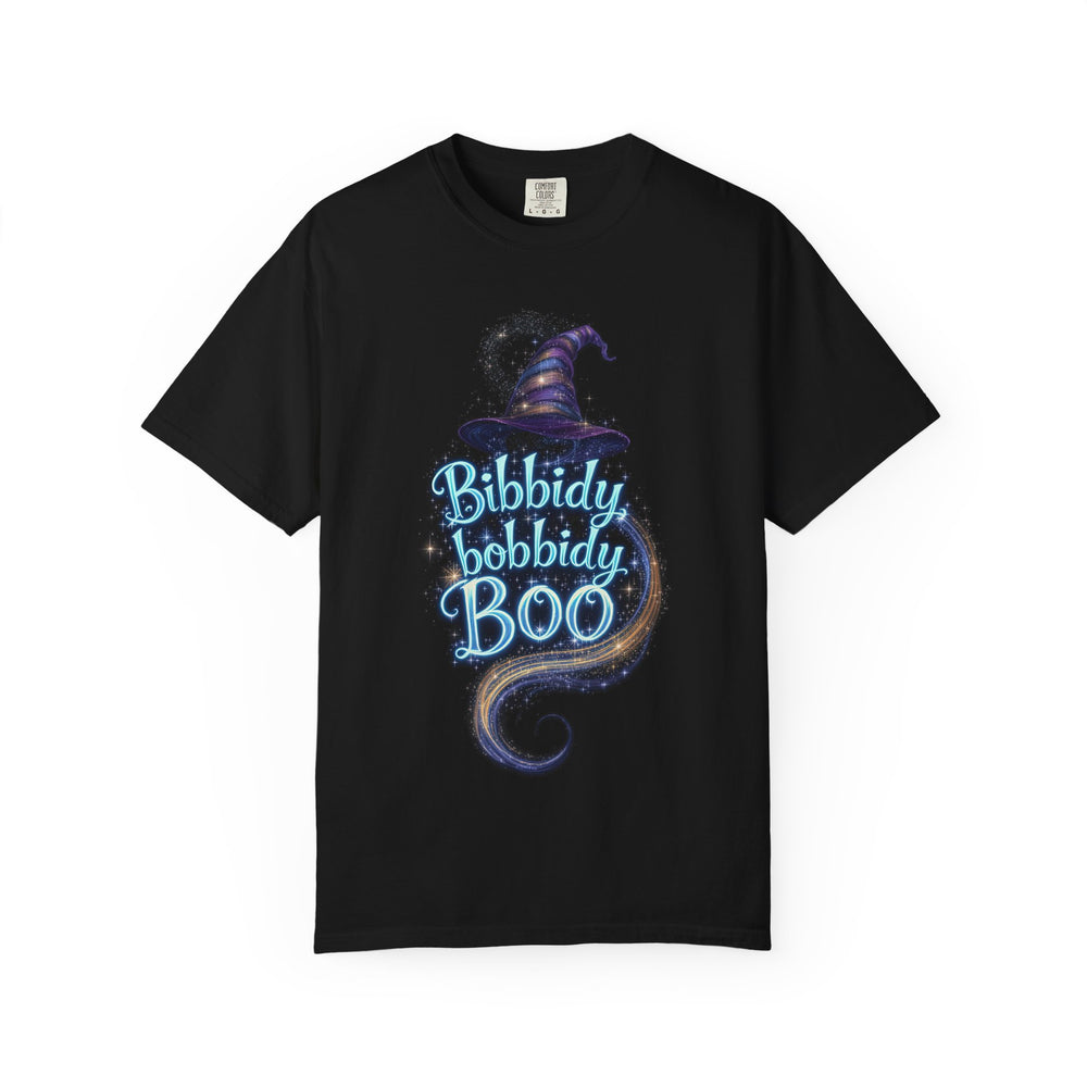 Bibbidy Bobbidy BOO Womens WUNDERLAND Backyard Dept Halloween Booteek Short Sleeve Tee