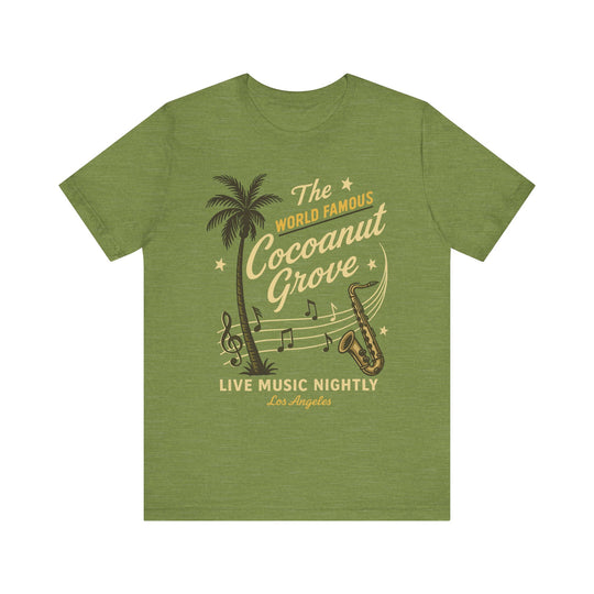 COCOANUT GROVE Mens Vintage WUNDERLAND Tropical Destination Graphic Tee