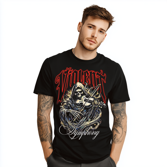 VIOLENT SYMPHONY Mens ATOMYK Short Sleeve Tee