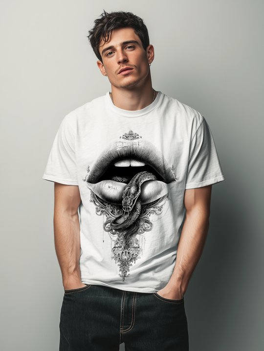 PARSELTONGUE Mens ATOMYK Short Sleeve Tee