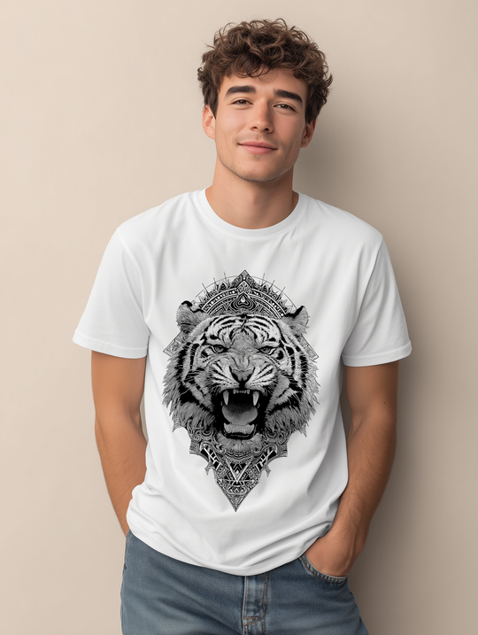 GEO TIGER Mens WUNDERLAND Short Sleeve Tee
