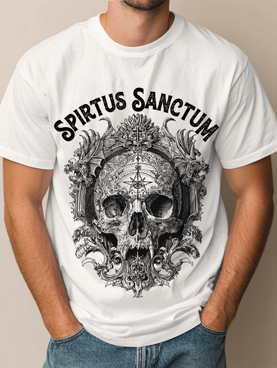 Sanctum Spiritus Mens WUNDERLAND Backyard Dept Halloween Booteek Short Sleeve Tee