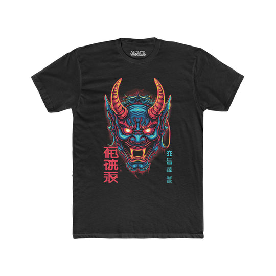 Neon Hannya Mask Mens Atomyk Graphic Tee