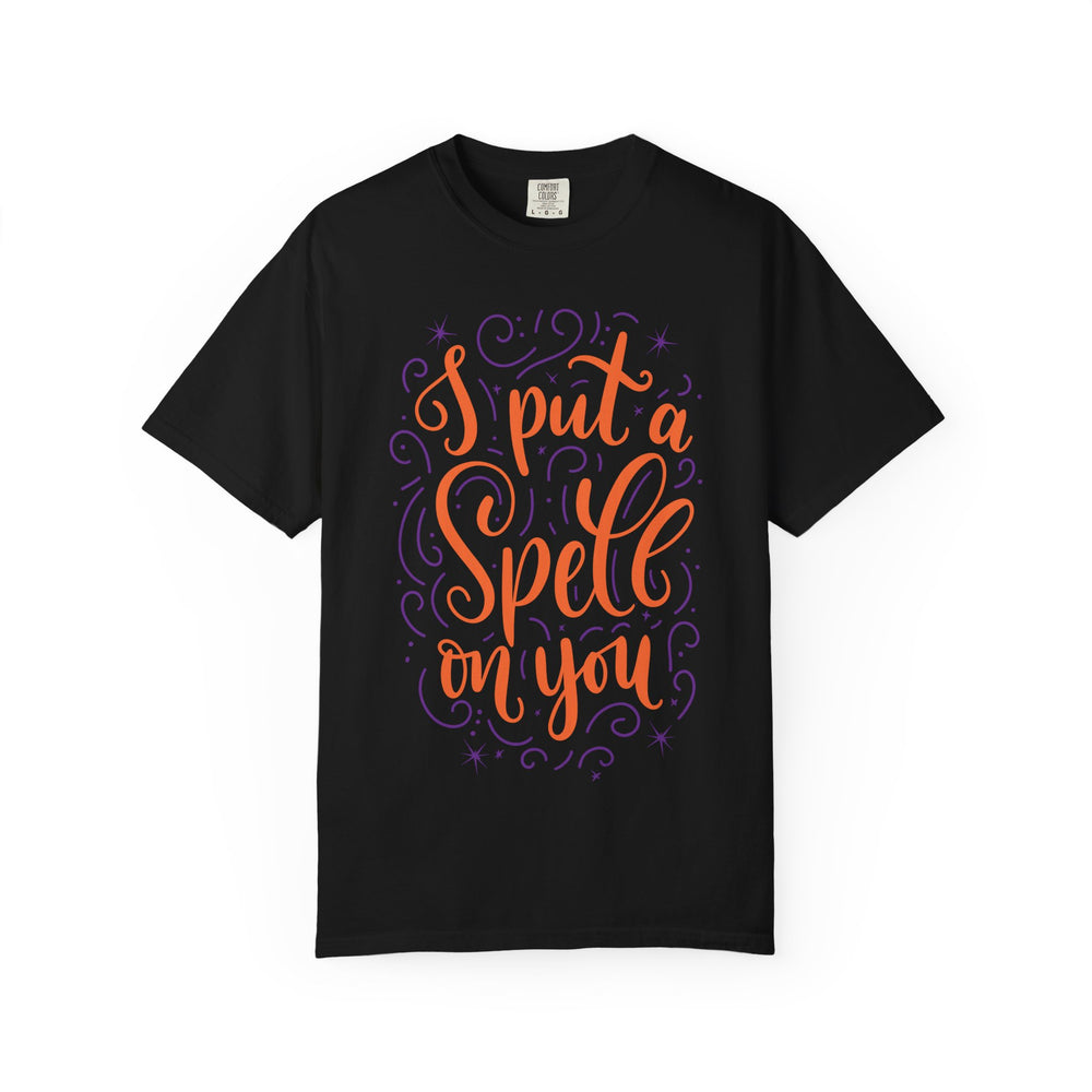 I put A Spell On You 2 Colors Womens WUNDERLAND Backyard Dept Halloween Booteek Short Sleeve Tee