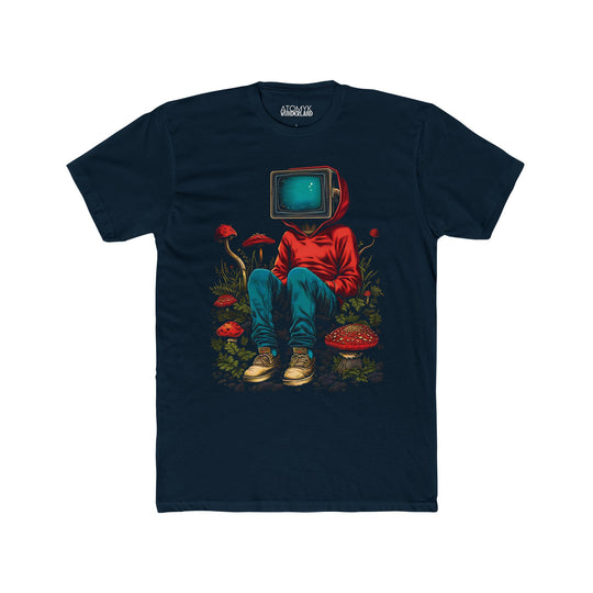 TIME OUT Mens Wunderland Forest TV Surreal Woods Graphic Short Sleeve Tee
