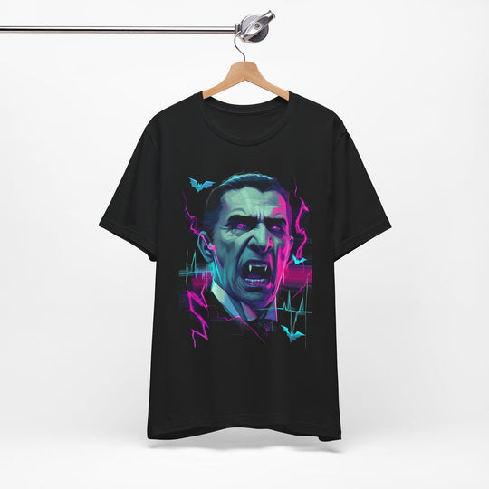 Dracula Darkwave Mens WUNDERLAND Backyard Dept Halloween Booteek Soft Cotton Jersey Short Sleeve Tee