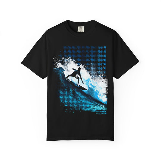 RIDE THE WAVE Mens AQUA VIDA Short Sleeve Tee
