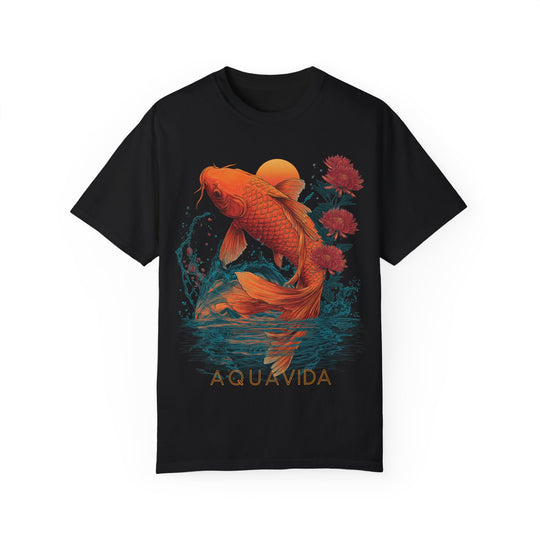 SUNRISE KOI Mens AQUA VIDA Short Sleeve Tee