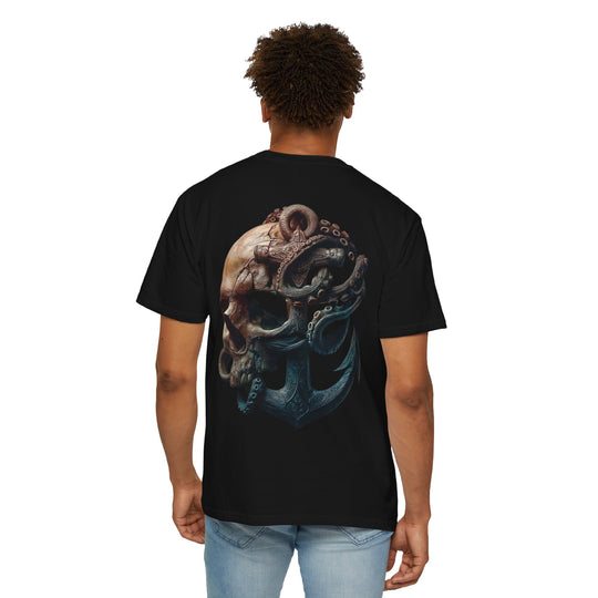 Anchor Skull Mens AQUA VIDA Short Sleeve Tee