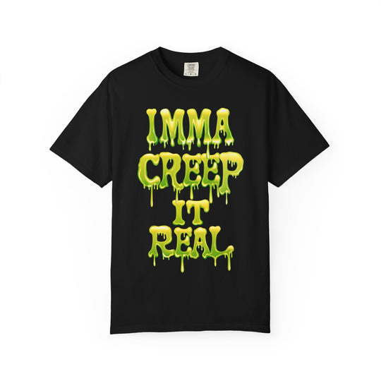 Imma Creep It Real Mens WUNDERLAND Backyard Dept Halloween Booteek Short Sleeve Tee