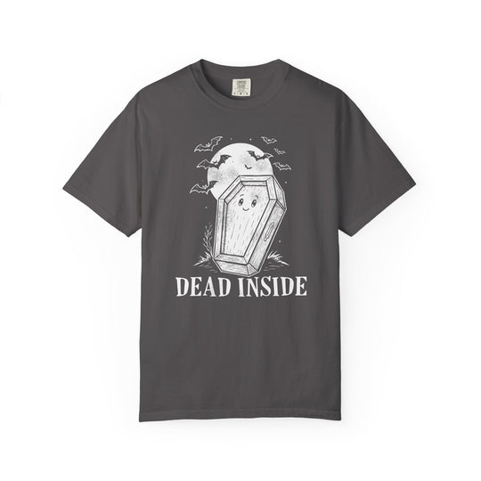 Dead Inside Coffin Womens WUNDERLAND Backyard Dept Halloween Booteek Short Sleeve Tee