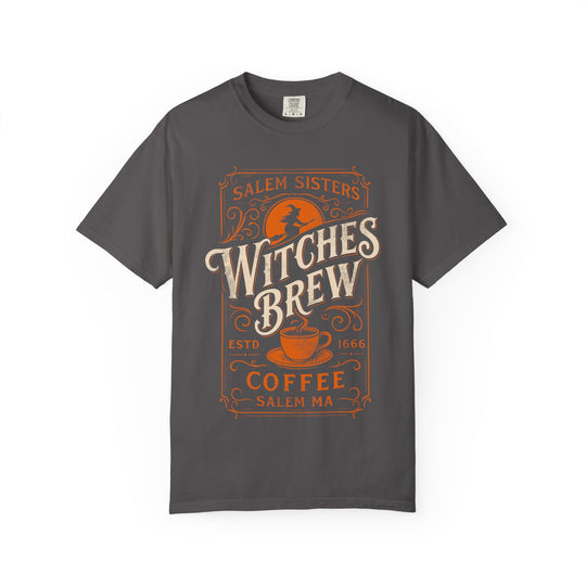 Witches Brew Coffee Womens WUNDERLAND Backyard Dept Halloween Booteek Short Sleeve Tee