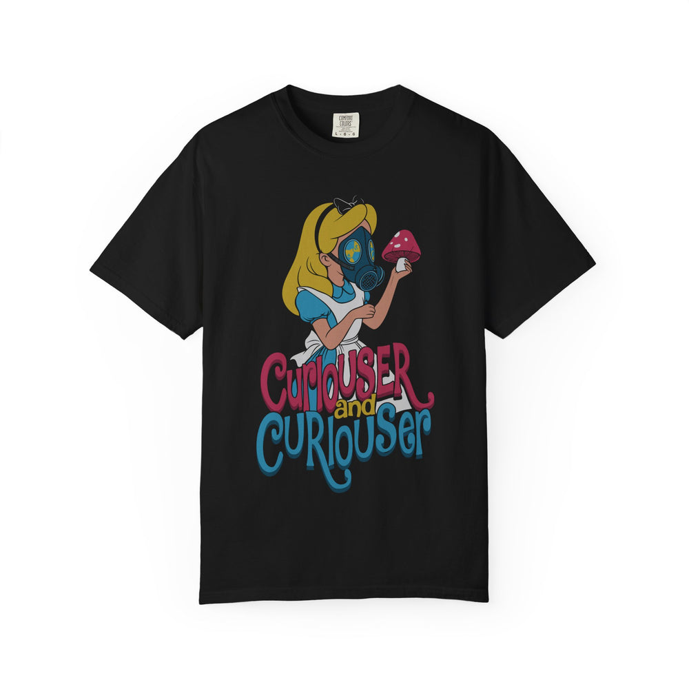 CURIOUSER & CURIOUSER Vintage Mens ATOMYK Short Sleeve Tee
