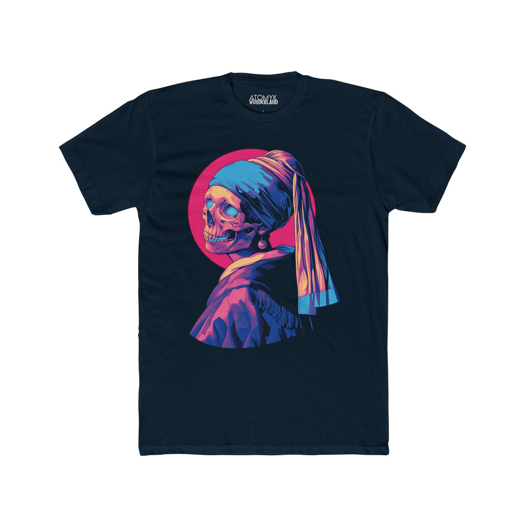 Skull With A Pearl Earring Mens Atomyk Graphic Tee