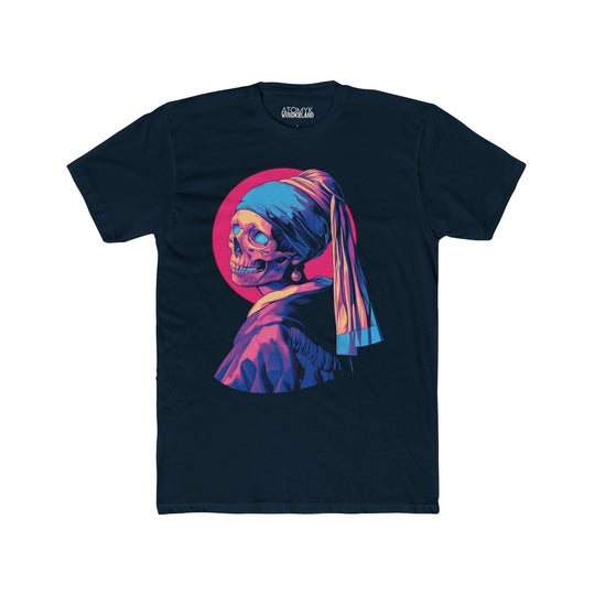 Skull With A Pearl Earring Mens Atomyk Graphic Tee