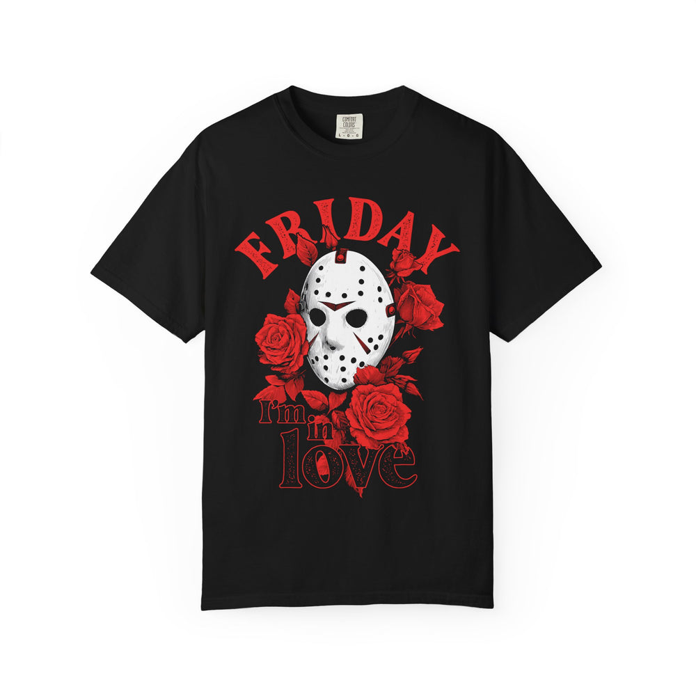 Friday I'm In Love Mens WUNDERLAND Backyard Dept Halloween Booteek Short Sleeve Tee