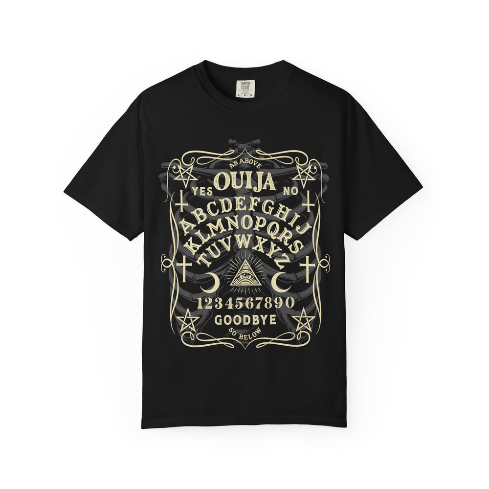 Ouija Ribcage Mens WUNDERLAND Backyard Dept Halloween Booteek Short Sleeve Tee