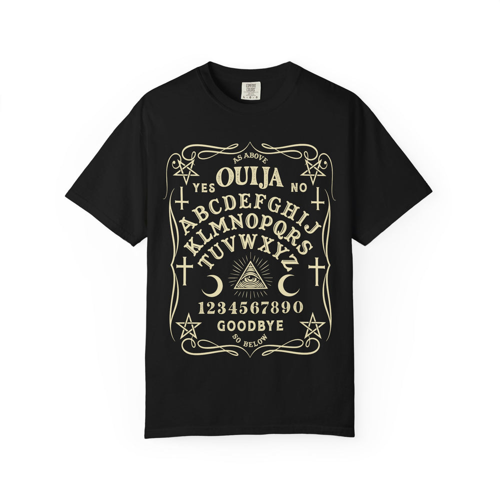 Ouija Mens WUNDERLAND Backyard Dept Halloween Booteek Short Sleeve Tee