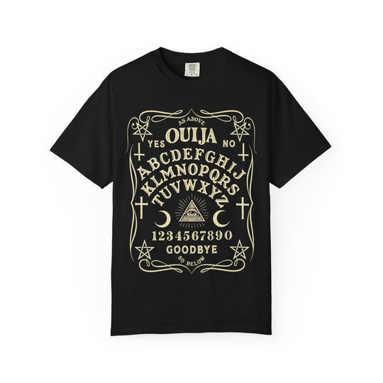 Ouija Mens WUNDERLAND Backyard Dept Halloween Booteek Short Sleeve Tee