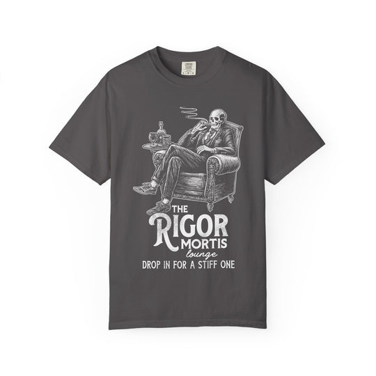 Rigor Mortis Lounge Mens WUNDERLAND Backyard Dept Halloween Booteek Short Sleeve Tee