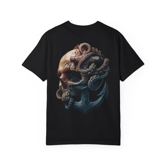 Anchor Skull Mens AQUA VIDA Short Sleeve Tee