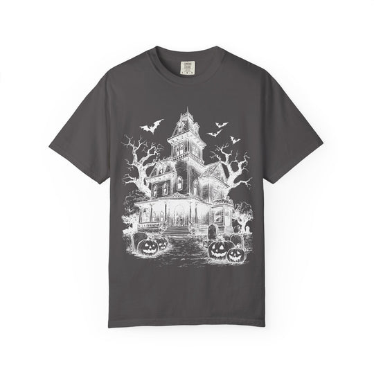 Haunted Hill Manor Mens WUNDERLAND Backyard Dept Halloween Booteek Short Sleeve Tee