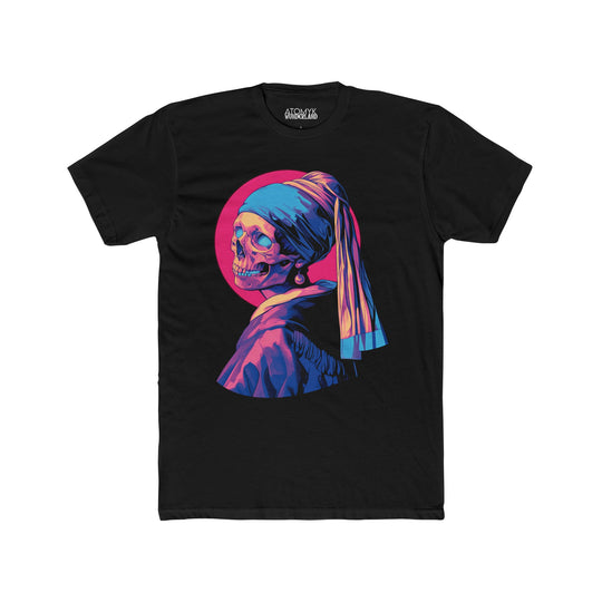 Skull With A Pearl Earring Mens Atomyk Graphic Tee