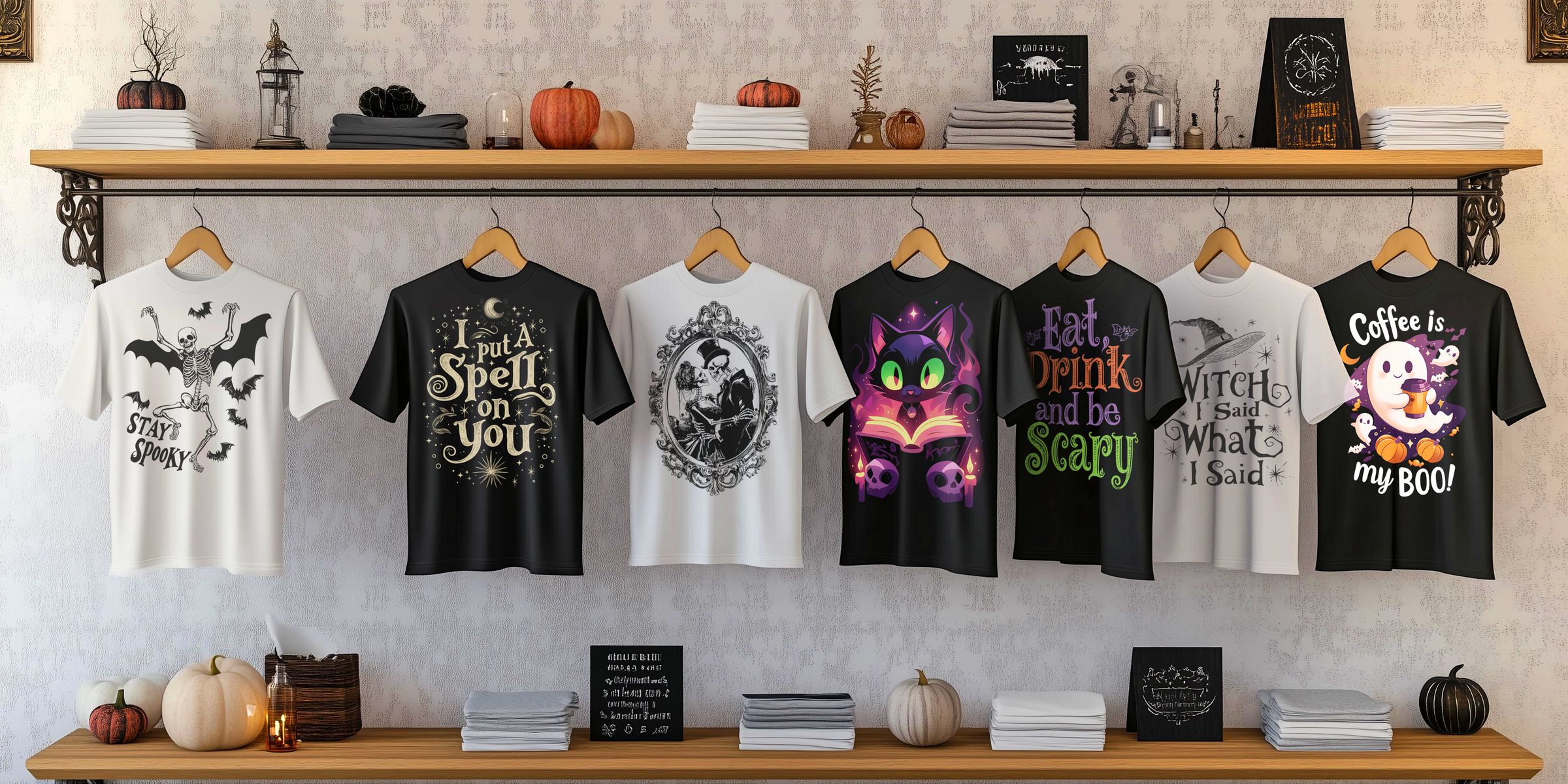 Womens Wunderland Halloween Booteek Graphic Tees