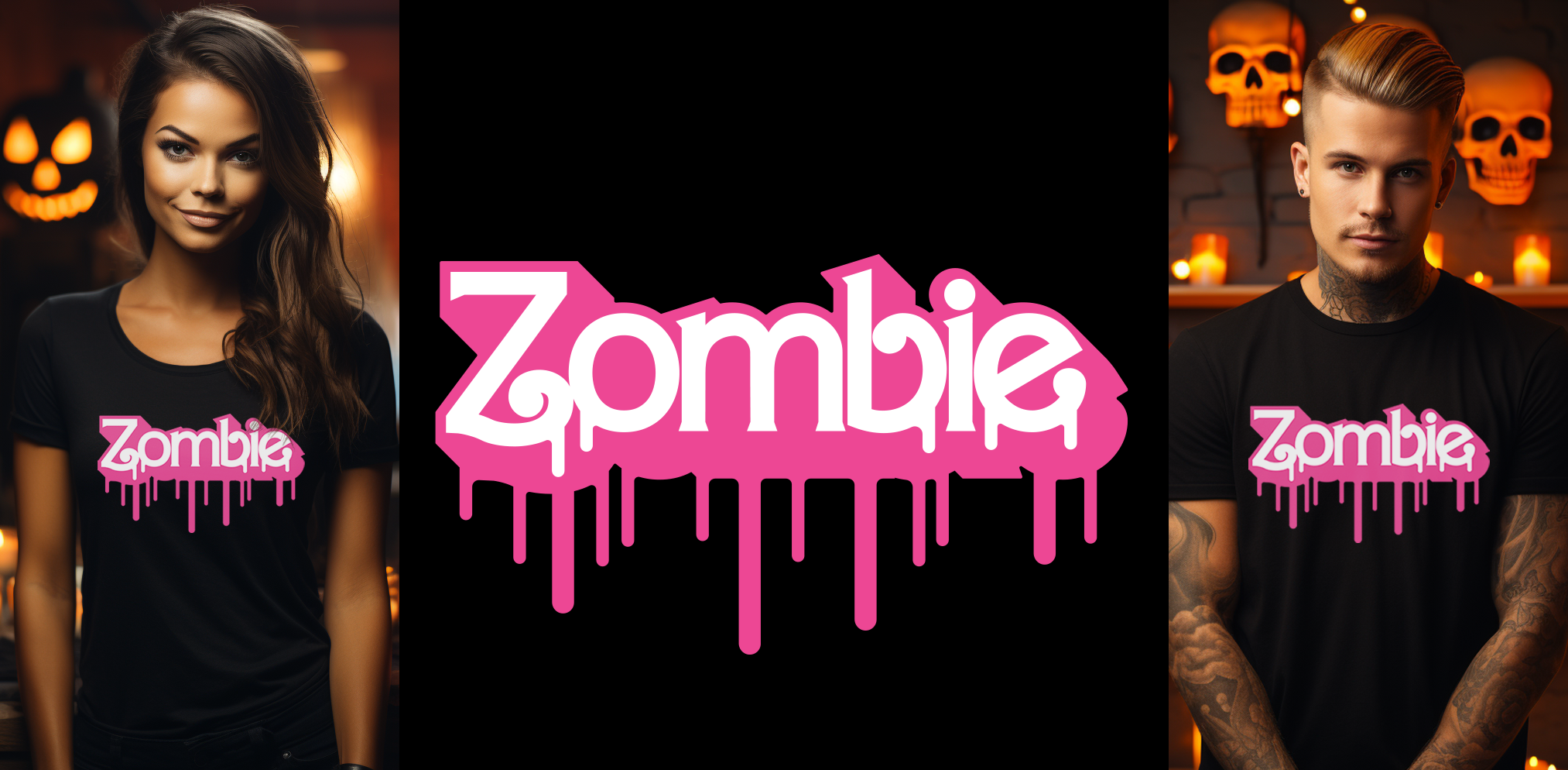 ZOMBIE LOGO TEES