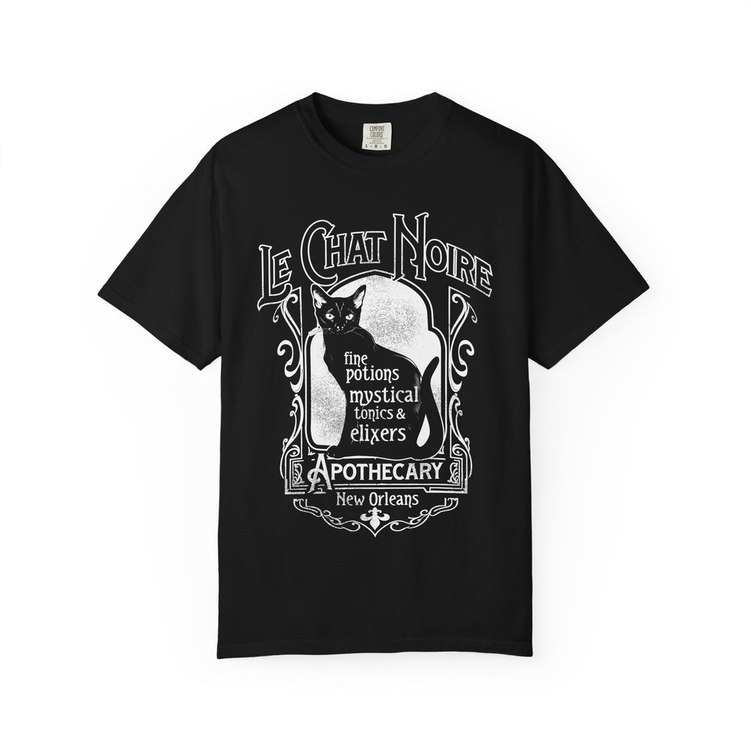 Le Chat Noire Womens WUNDERLAND Backyard Dept Halloween Booteek Short Sleeve Tee