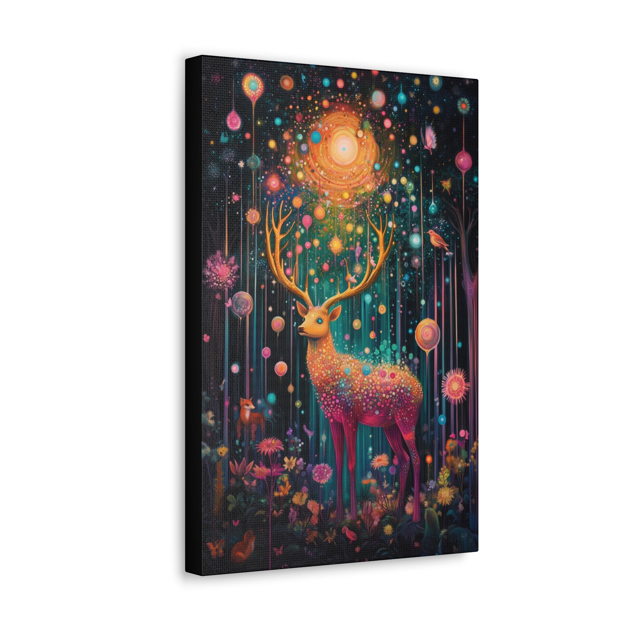 Luminous Woodlands Canvas Print