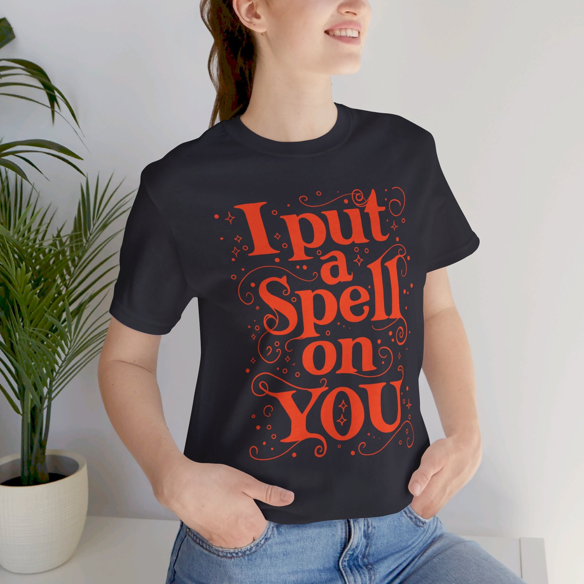 A Spell On You Womens Halloween Booteek Jersey Short Sleeve Tee