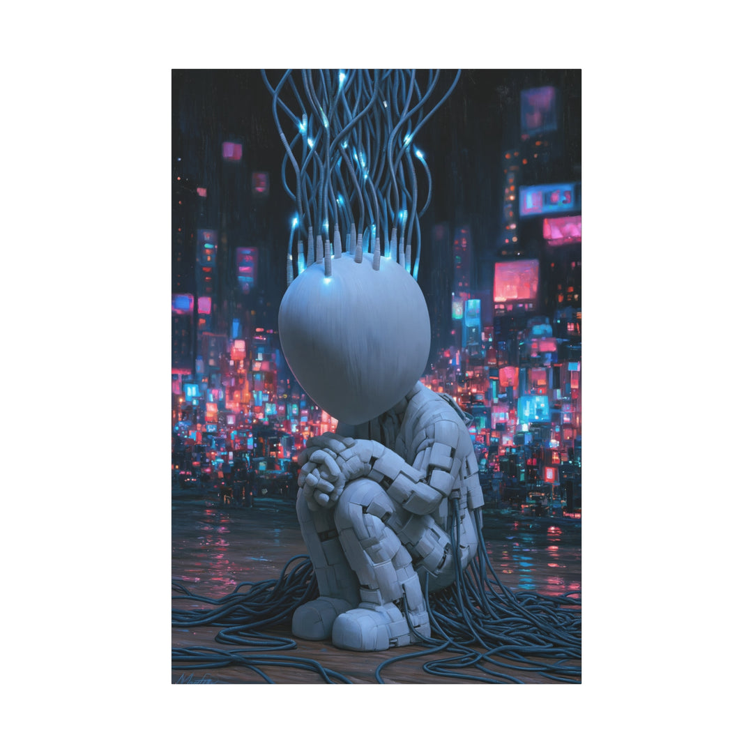 Disconnected Canvas Wall Art