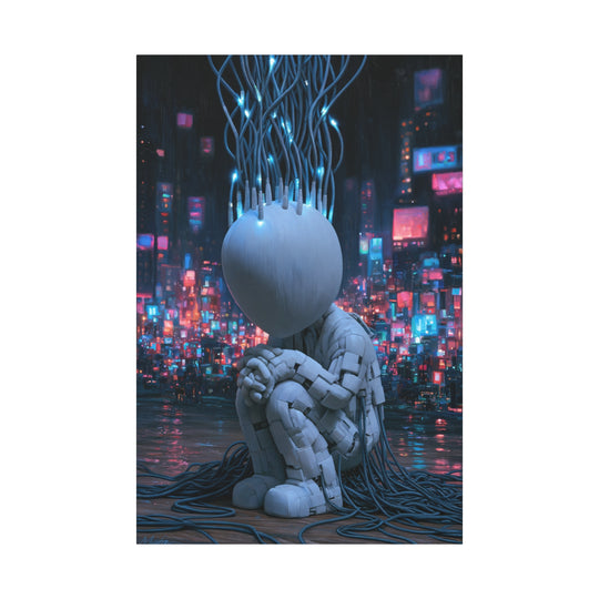 Disconnected Canvas Wall Art