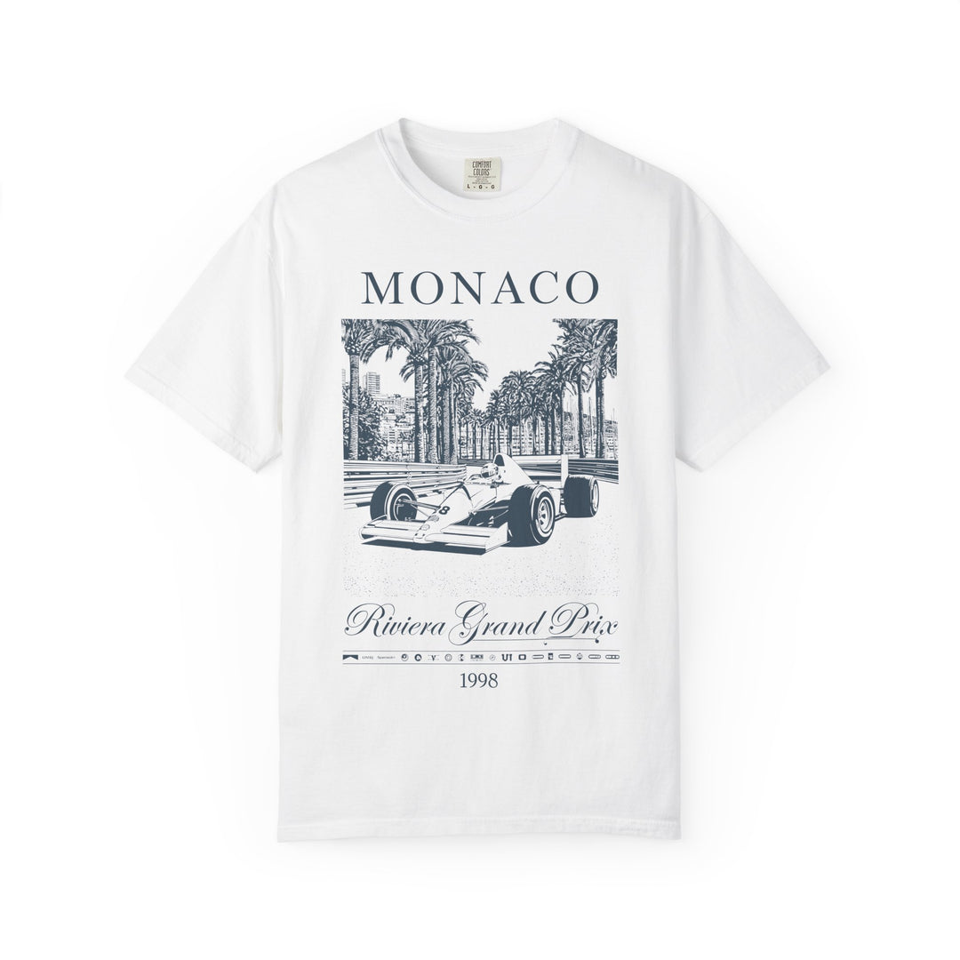 Monaco Riviera Grand Prix Vintage Mens WUNDERLAND Heritage Short Sleeve Tee