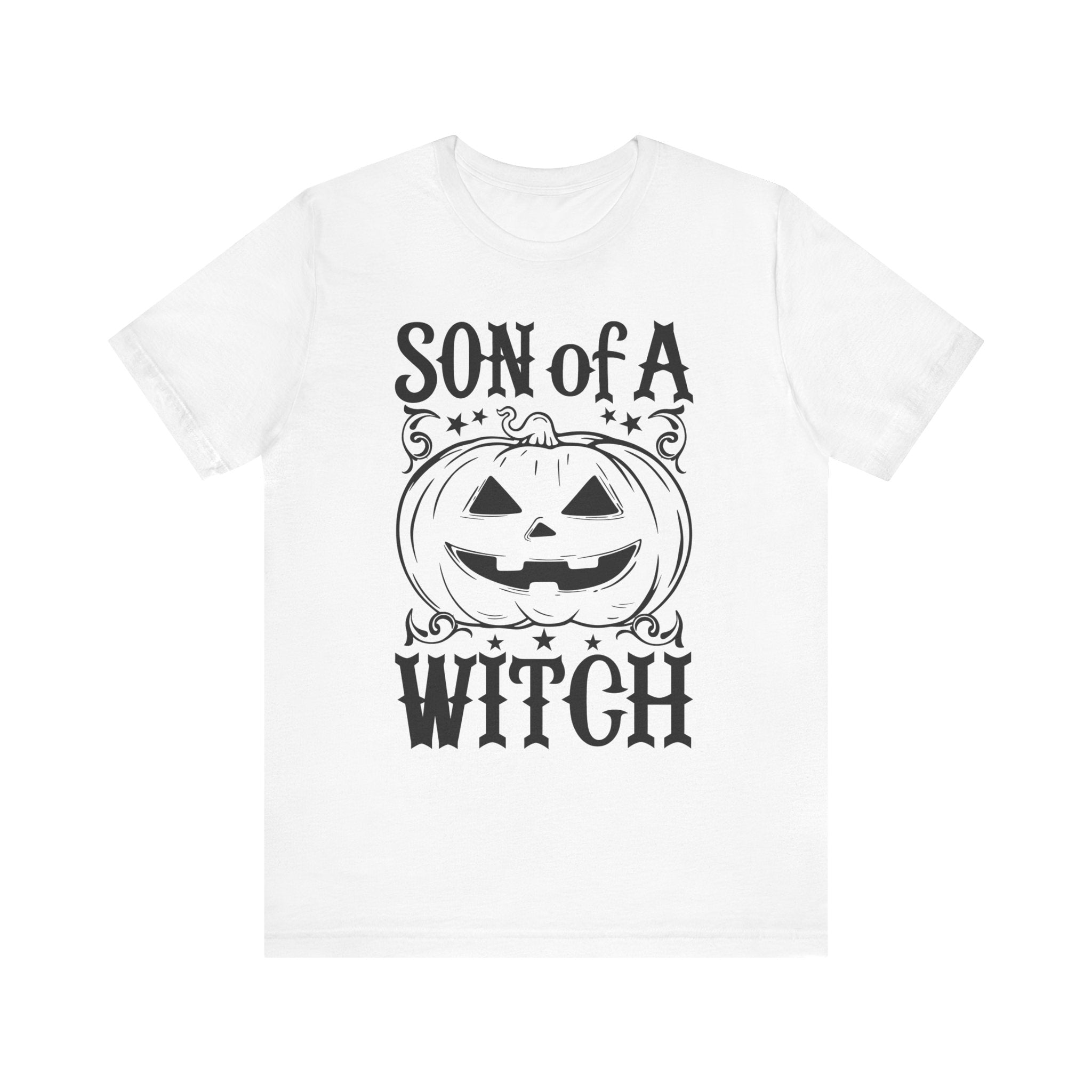 Son Of A Witch Dark Mens Halloween Booteek Jersey Short Sleeve Tee