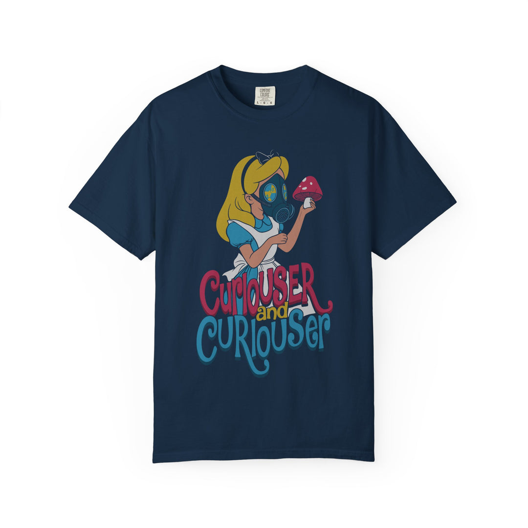 CURIOUSER & CURIOUSER Vintage Mens ATOMYK Short Sleeve Tee