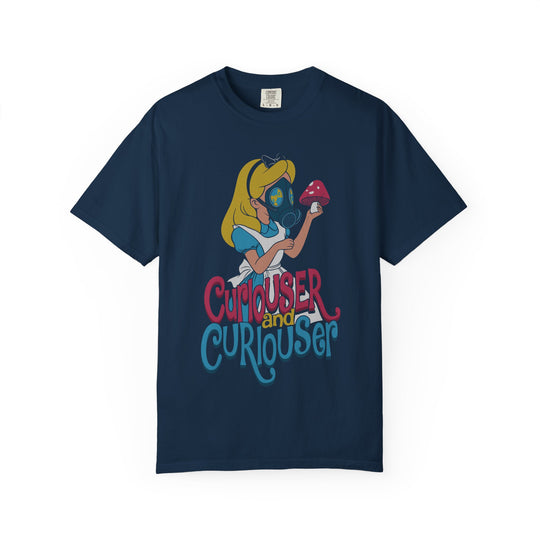CURIOUSER & CURIOUSER Vintage Mens ATOMYK Short Sleeve Tee