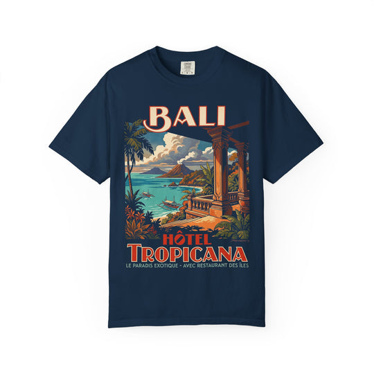 Vintage Bali Hotel Mens WUNDERLAND Heritage Short Sleeve Tee