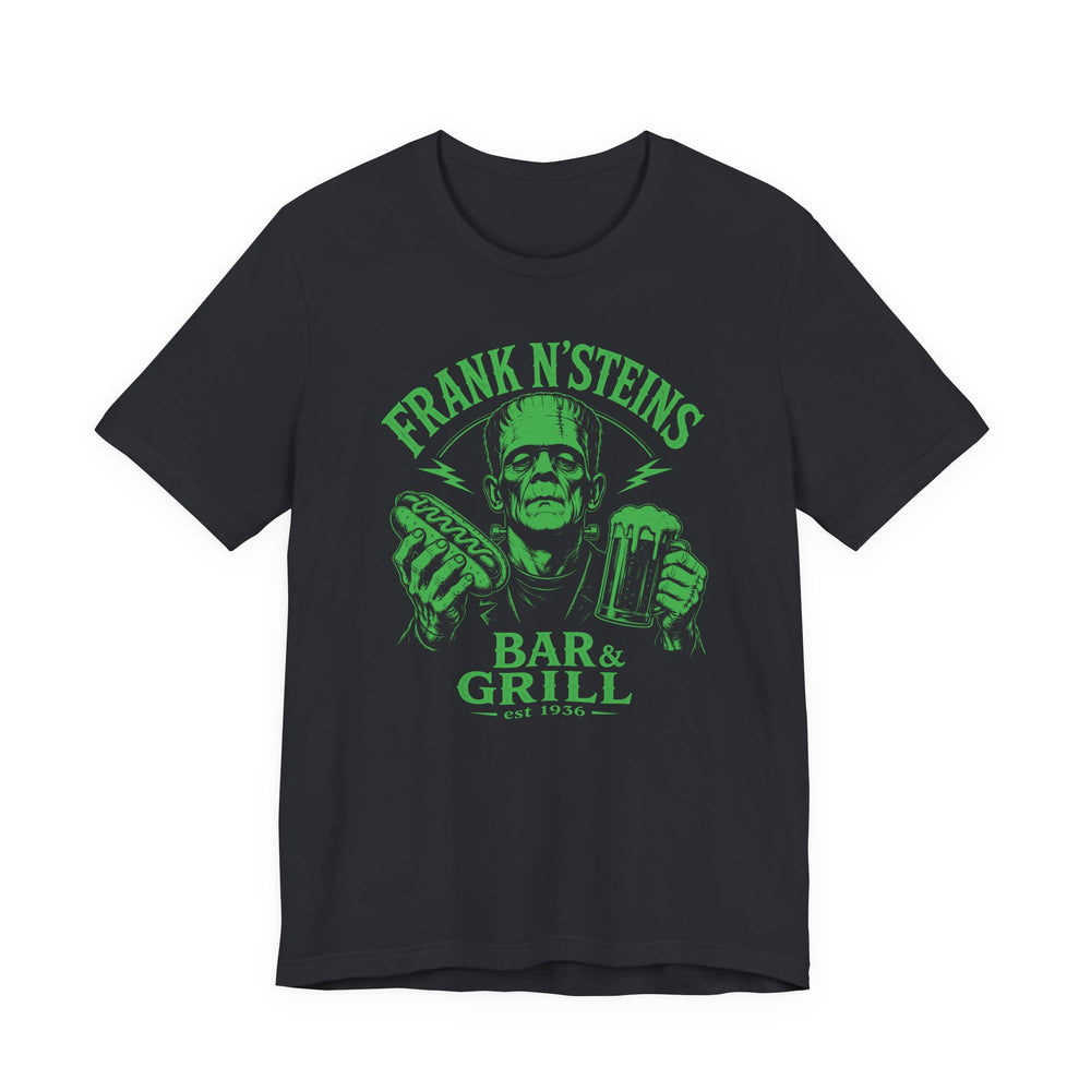 Frank N Steins Bar & Grill Monster Pub Men's Halloween Classic Fit Tee
