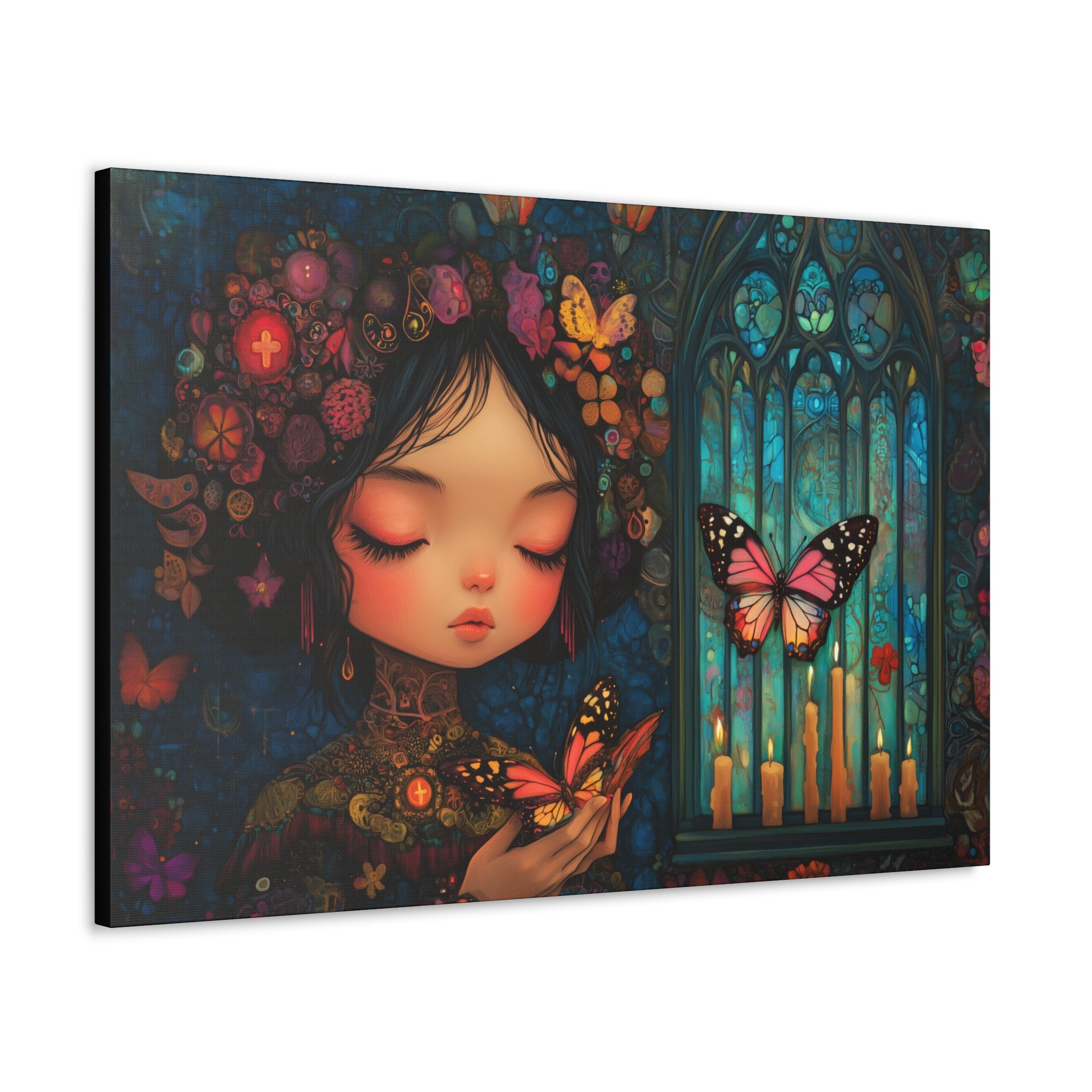 Fluttering Breath Canvas Print