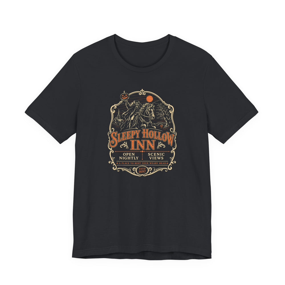 Sleepy Hollow Inn Headless Horseman Women's Halloween Classic Fit Tee