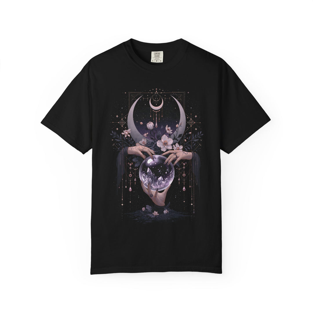 Crystal Ball Floral Moonlit Witch Women&