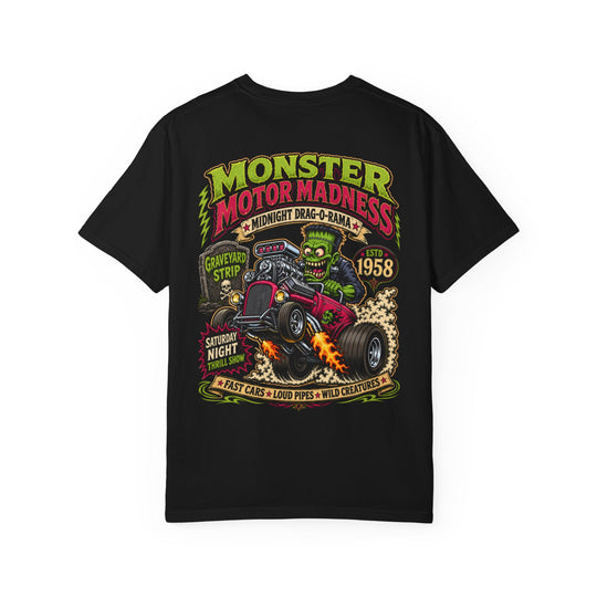 Monster Motor Madness Hot Rod Mens WUNDERLAND Halloween Booteek Short Sleeve Tee