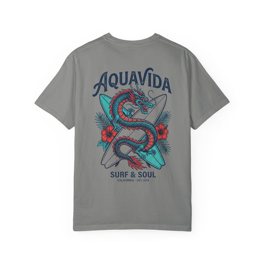 Aqua Tropical Dragon Mens AQUA VIDA Short Sleeve Tee