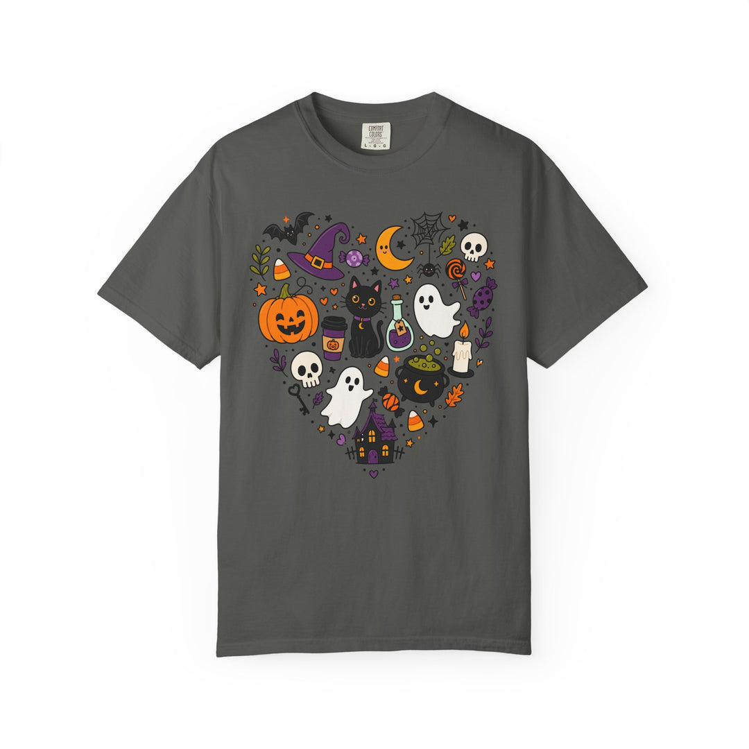 Halloween Heart Cute Spooky Icons Womens WUNDERLAND Halloween Booteek Short Sleeve Tee