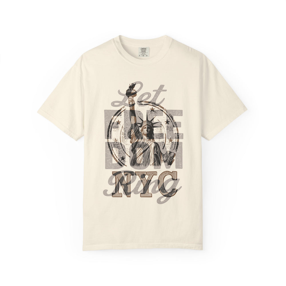 LET FREEDOM RING NYC LIBERTY Mens WUNDERLAND Heritage Short Sleeve Tee
